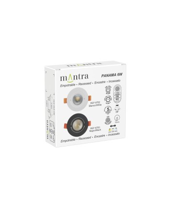 PANAMA * Empotrable LED CCT Blanco 6W